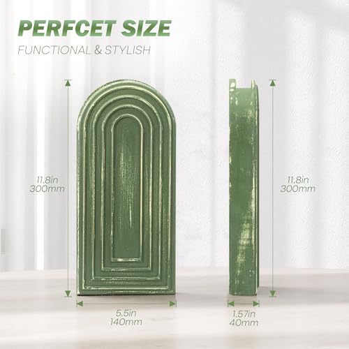 EOSAHR Wall Vase for Flower: Wall Planter Holder for Boho Wall Decor, Green - color: Green