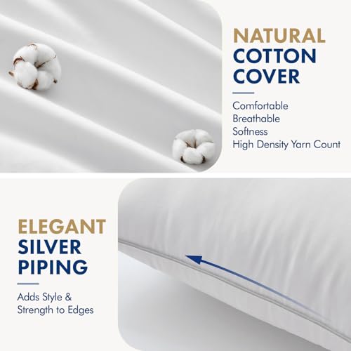 MIULEE 22x22 Inch Pillow Inserts Pack of 4 with 100% Textured Woven Fabric Cover - size: 22x22 Inch