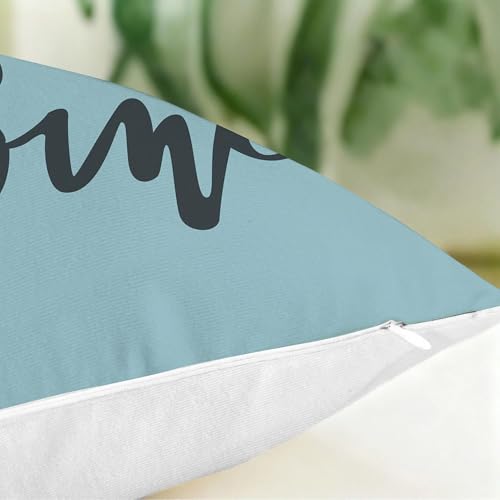 Hexagram Throw Pillow Covers 18x18, Blue Outdoor Pillow Covers Set of 4 - color: Blue, size: 18" x 18" (Pack of 4)
