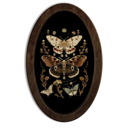 YZSLA Vintage Floral Butterfly Framed Wall Art Decor,Farmhouse Decor - color: Butterfly