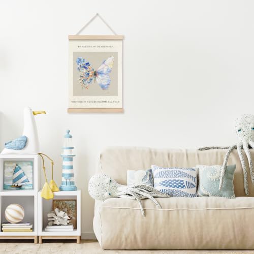 VGXKJIIOD Be Patient with Yourself Mental Health Wall Art Decor - color: Butterfly