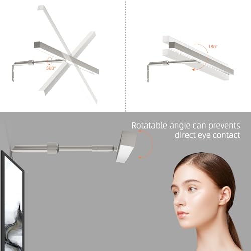 24" LED Picture Light Plug in, 9W Nickel Art Light - color: Nickel, size: 24 inch