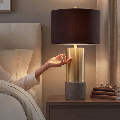 Signature Design by Ashley Jacek Contemporary Table Lamp Set of 2 - color: Gold
