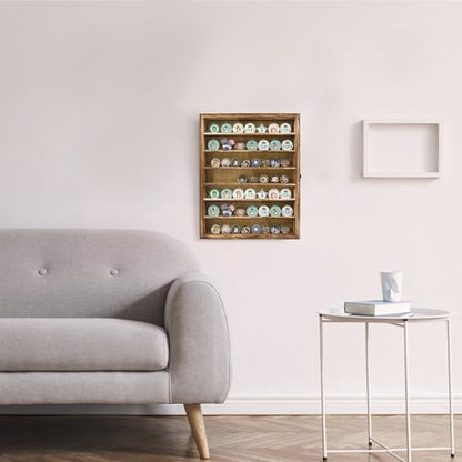 16x20 Large Shadow Box Frame with Removable Shelves,Collectible Display Shelves Case,Military Challenge Coin Display Case,Wood Shadow Boxes Display Cases for Keepsake,Pictures - color: Wood, size: 16*20