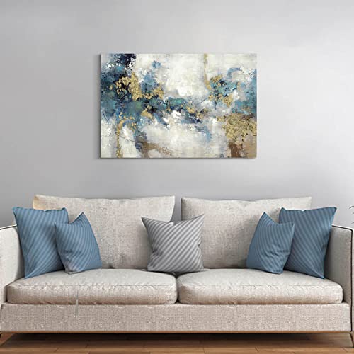 Abstract Canvas Wall Art Painting: Contemporary Hand Painted Artworks Picture Modern Bedroom Living Room Wall Decoration Home Office Decor 36"x24" - color: Abstract 03, size: 36"L x 24"W