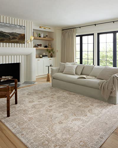 Loloi Odette Ivory/Beige 5'-3" x 7'-9" Area Rug