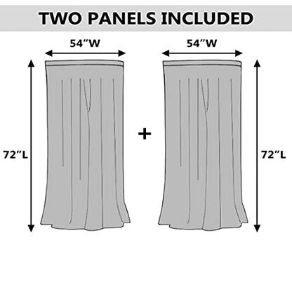 Demetex Semi Sheer Curtains 72 inches Long Semi Sheer White Curtain Panels Stripes Lace Window Treatments, 2 Panels, 54 x 72 inch, White - color: Striped White, size: 54"W x 72"L (Pack of 2)