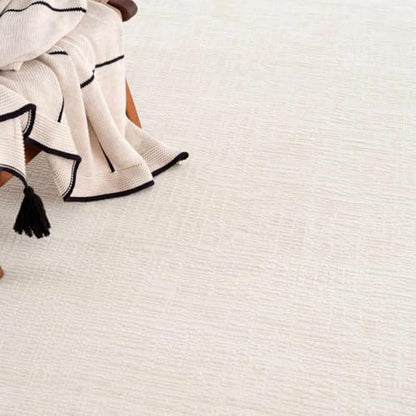 Hauteloom Pavilion Hallway, Kitchen Machine Washable Runner Rug - Neutral Abstract Solid - Cream, Off White, White - 2'7" x 7'3" - color: Cream, Off White / Leanna, size: 2'7" x 7'3" (Runner)