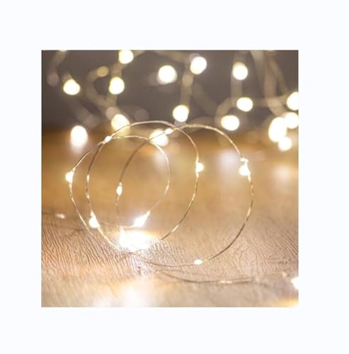 XINKAITE LEDs Fairy Lights,String Lights for Indoor&Outdoor Bedroom, Christmas, Parties, Wedding, Centerpiece, Decoration,Battery Operated (10Ft/3M Warm White) - color: Warm White, size: 10 ft