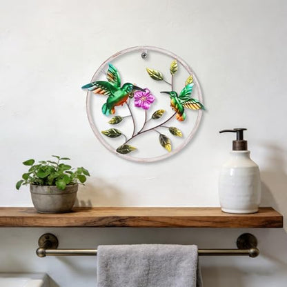 Newinhome Metal Hummingbird Wall Art Bird Decor - color: Hummingbirds
