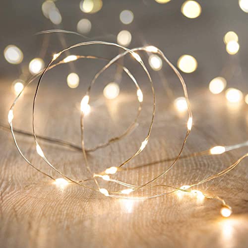 ANJAYLIA Battery Operated Fairy String Lights, 16.5Ft 50 LEDs, Warm White - color: Warm White, size: 16.5ft*1pc