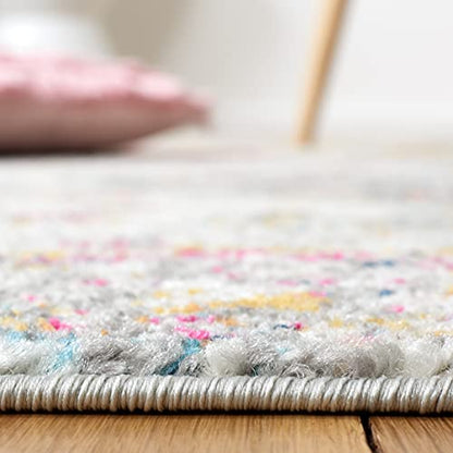 SAFAVIEH Madison Collection Runner Rug - 2'3" x 8', Grey & Gold, Boho Chic Glam Paisley Design, Non-Shedding & Easy Care, Ideal for High Traffic Areas in Living Room, Bedroom (MAD600F) - color: Grey/Gold, size: 2'3" x 8' (Runner)
