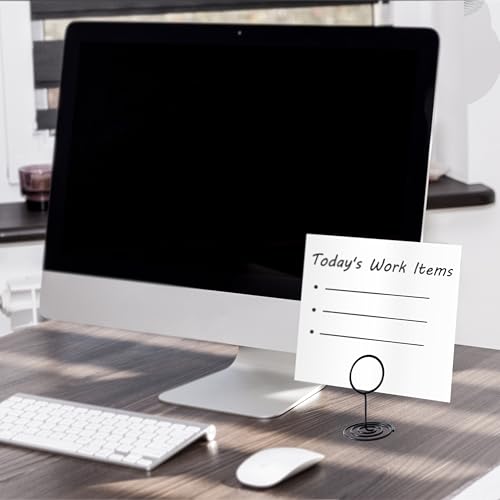 Table Number Holders, 26PCS Place Card Holder, Photo Holder (2" Black) - color: Black, size: Small