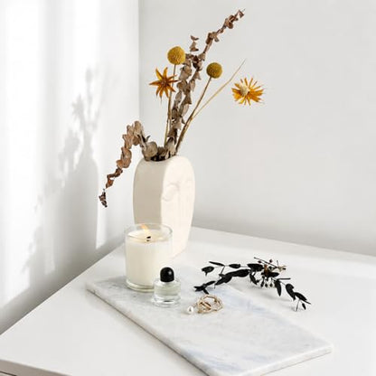 Natural Marble Decorative Tray, 12"x6" Namib Fantasy Stone Bathroom Trays - color: 12"x6"-namib Fantasy