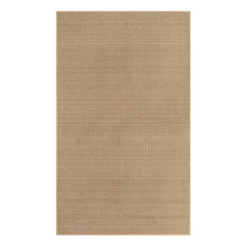 Lahome Farmhouse Entryway Rug, 3x5 Washable Area Rugs for Kitchen Bedroom - color: Beige/Khaki, size: 3' x 5' (Rectangular)