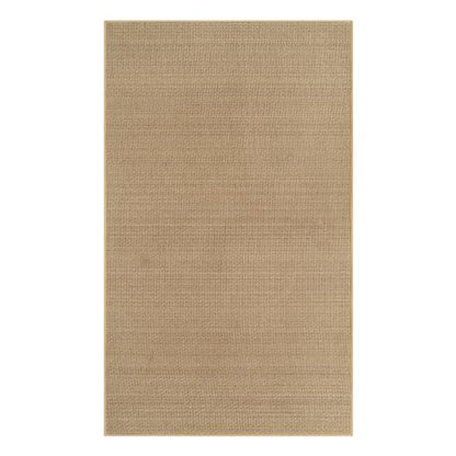 Lahome Farmhouse Entryway Rug, 3x5 Washable Area Rugs for Kitchen Bedroom - color: Beige/Khaki, size: 3' x 5' (Rectangular)