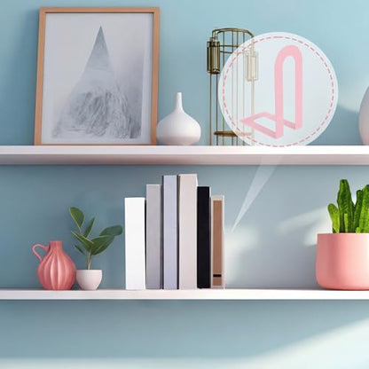 Chunful 6 Pcs Pink Metal BookEnds Shelves, 5.5 x 3.75 x 2.25 in - color: Pink, size: 5.5*3.75*2.25inch