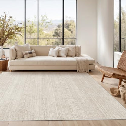 Valenrug Washable Rugs 5x7, Non Slip Large Area Rugs for Living Room, Beige - color: 01-beige, size: 5' x 7' (Rectangular)