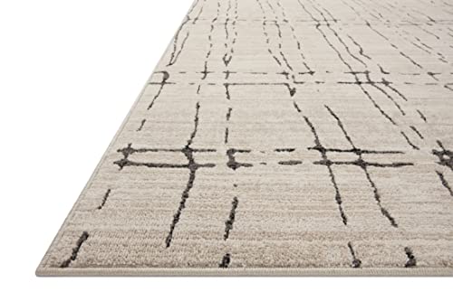 Loloi Darby Sand/Dk. Grey 2'-7" x 8'-0" Runner Rug - color: Sand / Dk. Grey, size: 2'7" x 8' (Rectangular)