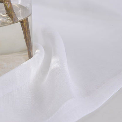 White Sheer Tulle Curtains - 4 Panel Sets, 63 Inch Long, Rod Pocket, for Bedroom & Living Room, 52 W x 63 L - color: White, size: 52"W x 63"L (Pack of 4)