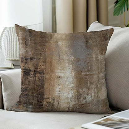 Throw Pillow Covers for Couch, 20x20 Inch, Set of 2, Taupe - color: Taupe, size: 20" x 20" (Pack of 2)