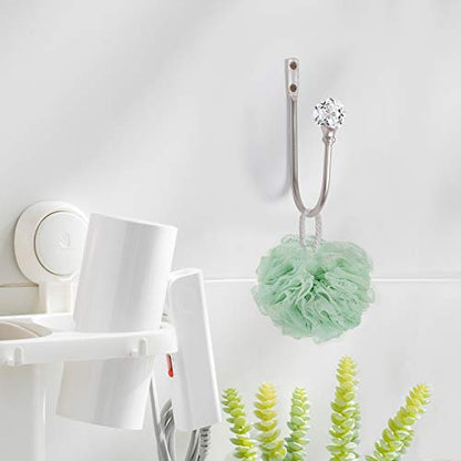 Curtain Holdback, 2pcs Wall Mounted Drapery Tiebacks, Sliver - color: 2 Pcs, Silver