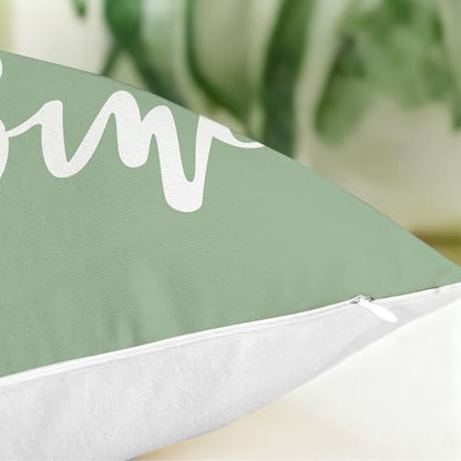 Hexagram Throw Pillow Covers 18x18, Sage Green Outdoor Pillow Covers - color: Sagegreen, size: 18" x 18" (Pack of 4)