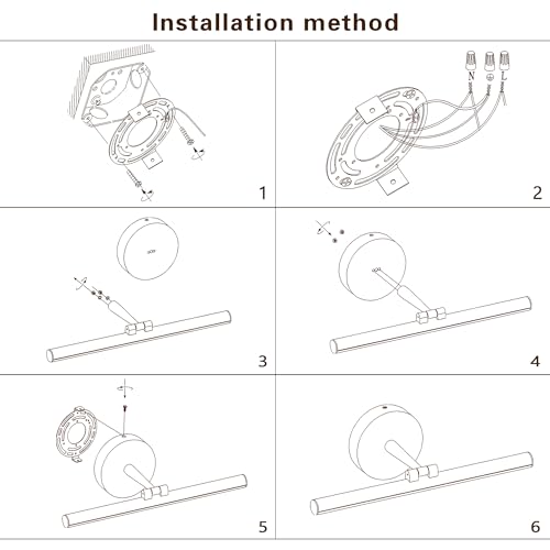 Hardwired Adjustable Lighting Gold Modern LED Picture Lights for Paintings 15.7'' Inch Long Swing Arm Metal Art Lights Warm White 3000K - color: Hard-Wired Brass-round base, size: 15.7inch Dimmable