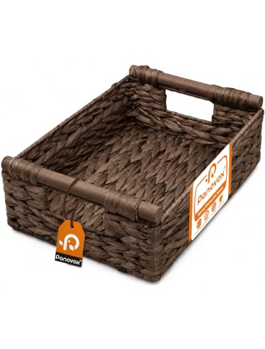 Wicker Basket, Large Basket for Gift Baskets Empty, 13.4x9.5x4.7in - color: Brown, size: Medium