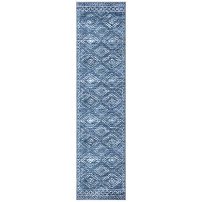 KILOCOCO Washable Runner Rug 2.6x10 Runner for Hallway, Stonewashed Blue - color: Stonewashed Blue, size: 2'7" x 10' (Runner)