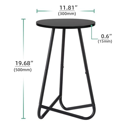 Plant Stand Indoor,Small Plant Table,Metal Display Rack,Black,20 In - color: Black, size: 20 In