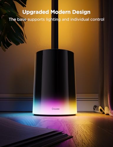 Govee Floor Lamp 2, RGBIC Smart Floor Lamp for Living Room, Bedroom - color: Black