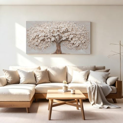Modern Tree of Life Canvas Wall Art Pictures for Living Room Prints 20"X40" - color: JYQ-01N, size: 40"L x 20"W
