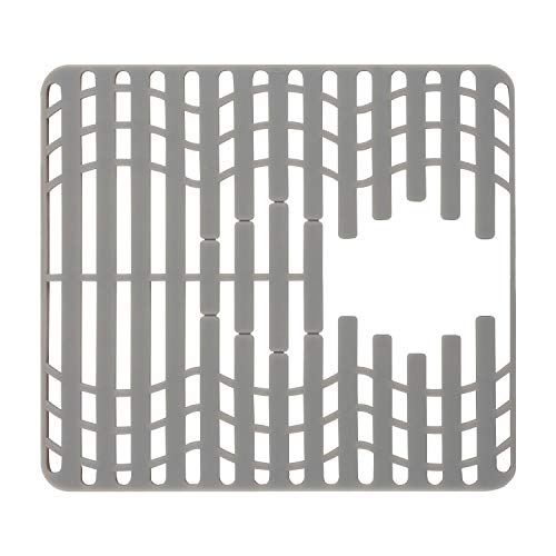 NICE DAY Sink Mat, Sink Protectors for Kitchen Sink Skid Resistance PVC Free Silicone Sink Mat, Small 12.8" x 11.3" - size: 12.8" x 11.3"