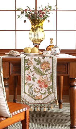 Patdrea Designer Elegant French Velvet Table Runner,12"X71"-Santiago A - color: Santiago a Velvet, size: 12"*71"