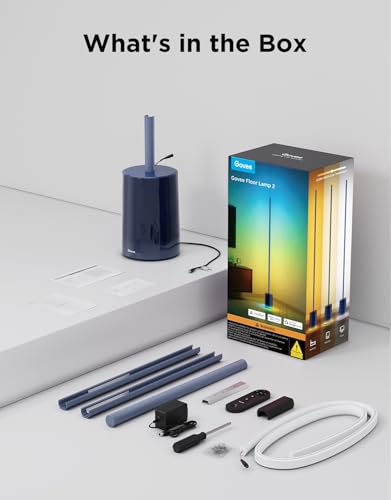 Govee Floor Lamp 2, RGBIC Smart Floor Lamp for Living Room, Bedroom - color: Blue