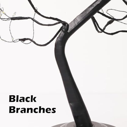 FUCHSUN 108 LED Tabletop Tree Lights, Lighted Artificial Twinkle Tree Lamp - color: Warm White