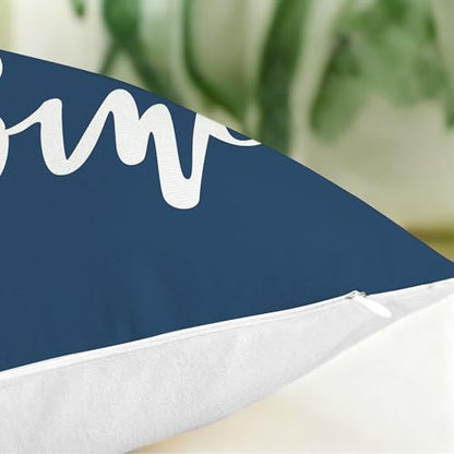 Hexagram Throw Pillow Covers 18x18, Navy Blue Outdoor Pillow Covers - color: Navyblue, size: 18" x 18" (Pack of 4)