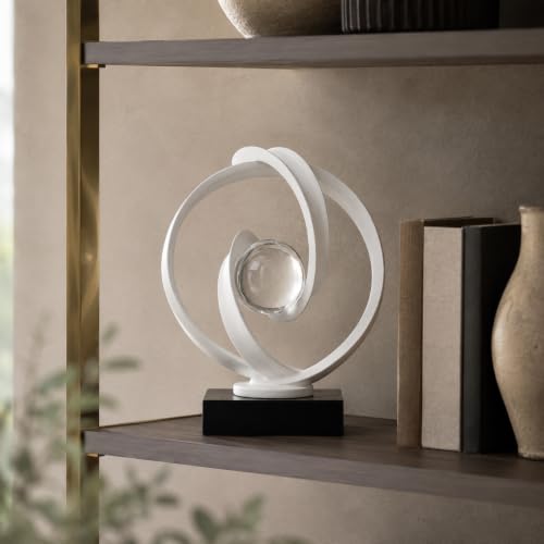 AWNR Modern Sculptures Living Room Shelf Decor Home Décor Accents - color: White B