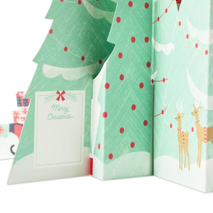 Hallmark Paper Wonder Big Christmas Pop Up Card (Santa's Workshop) - style: Santa's Workshop