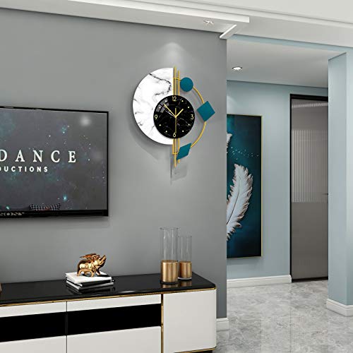 Large Wall Clocks Battery Operated Modern Clock for Living Room - style: Contemporary