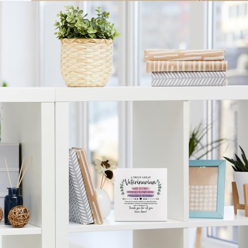 Veterinarian Gifts Wooden Box Sign Wall Decor Wooden Plaque Sign - color: Veterinarian Gifts