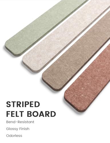 Fluxynara 13" x 2" Felt Wall Panels, Boho - color: Boho, size: 8-pack