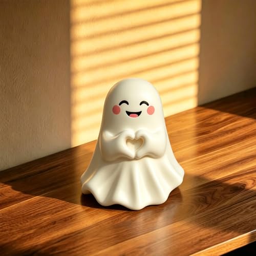 1 PCS Halloween Ghost Figurine Unique Heart Spooky Statue - color: Styl 16