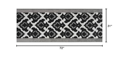 REMNAZ Custom Size Non-Slip Rubber Backed Hallway & Stair Runner | Washable, Robot & Pet Friendly | Curl Resistant, Shed-Free, Anti-Fray Edges | 31 inch Wide X 6 feet Long, Royal Grey - color: ‎royal / Grey, size: 31 inch Width X 6 Feet Length