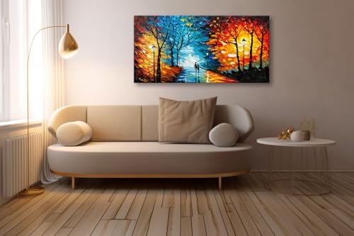 Alenoss Hand Painted Modern Oil Paintings Wall Art - color: AL-B98