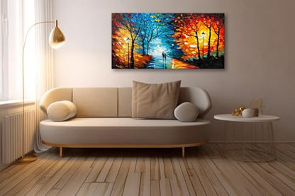 Alenoss Hand Painted Modern Oil Paintings Wall Art - color: AL-B98