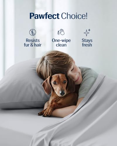 REST® Evercool®+ Cooling Pillowcases for Hot Sleepers, King, 2PCS - color: Light Gray, size: King (2 pcs)