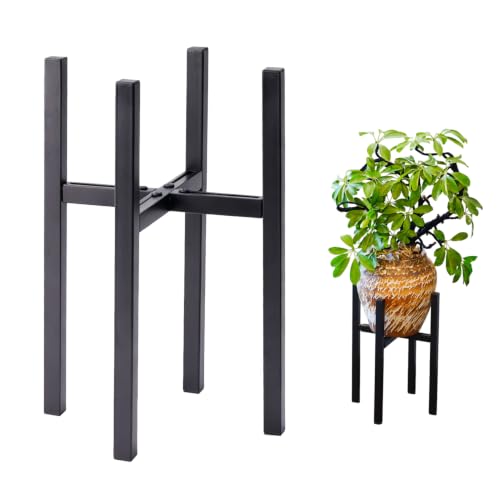 Adjustable Metal Plant Stand Indoor, Expandable 9 to 15 Inch Pot Holder