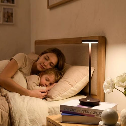 2 Pack Cordless Table Lamps, Rechargeable 6000mAh, 72H Runtime, Waterproof - color: Rust